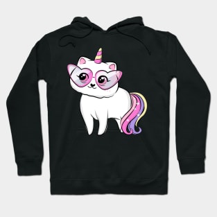 Cute loving Caticorn Unicorn girl Hoodie